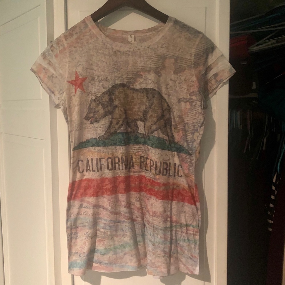 California Republic short sleeve tee